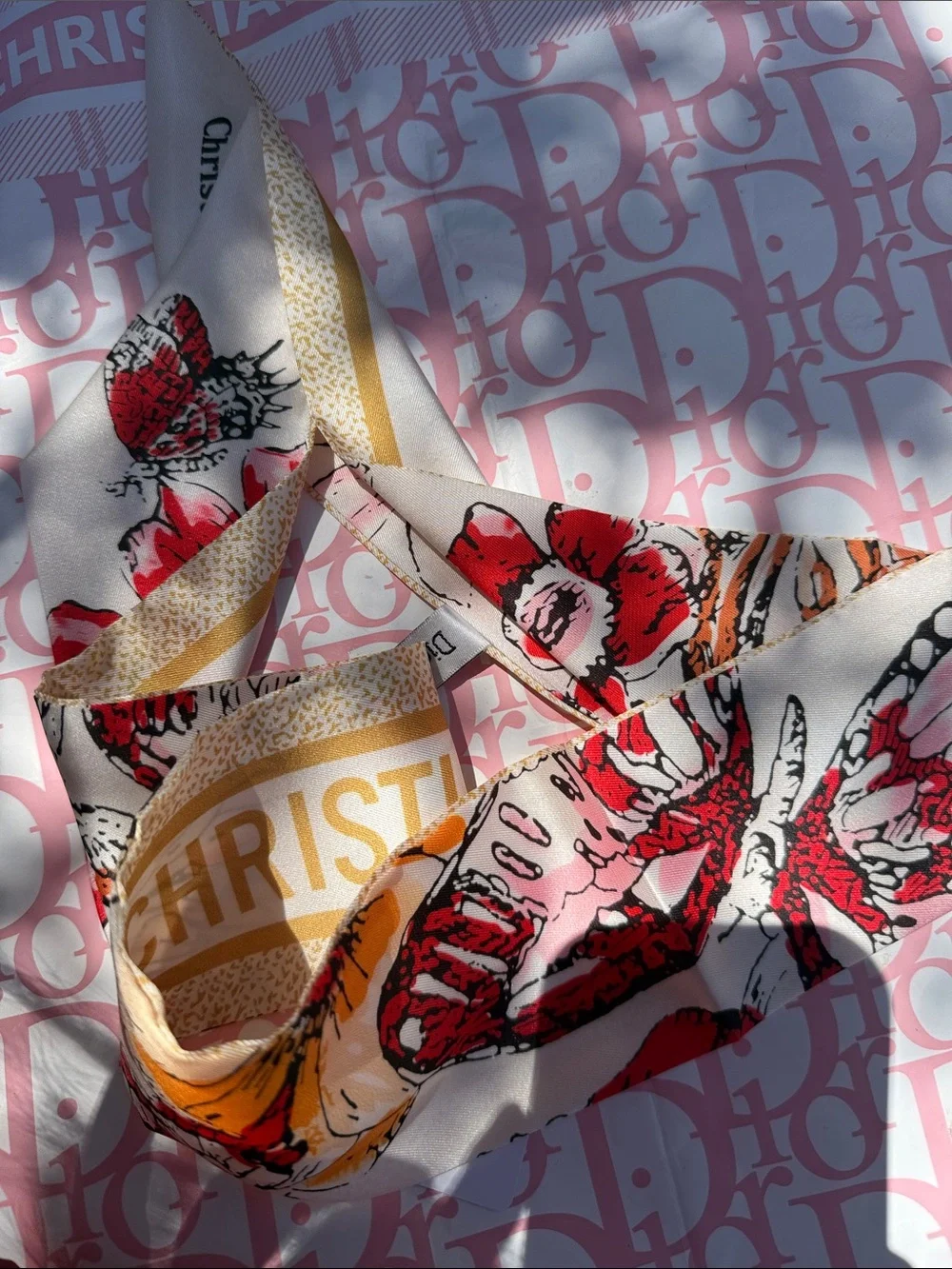 Dior Mitzah Scarf 100% Silk Mew GWP AMAZING